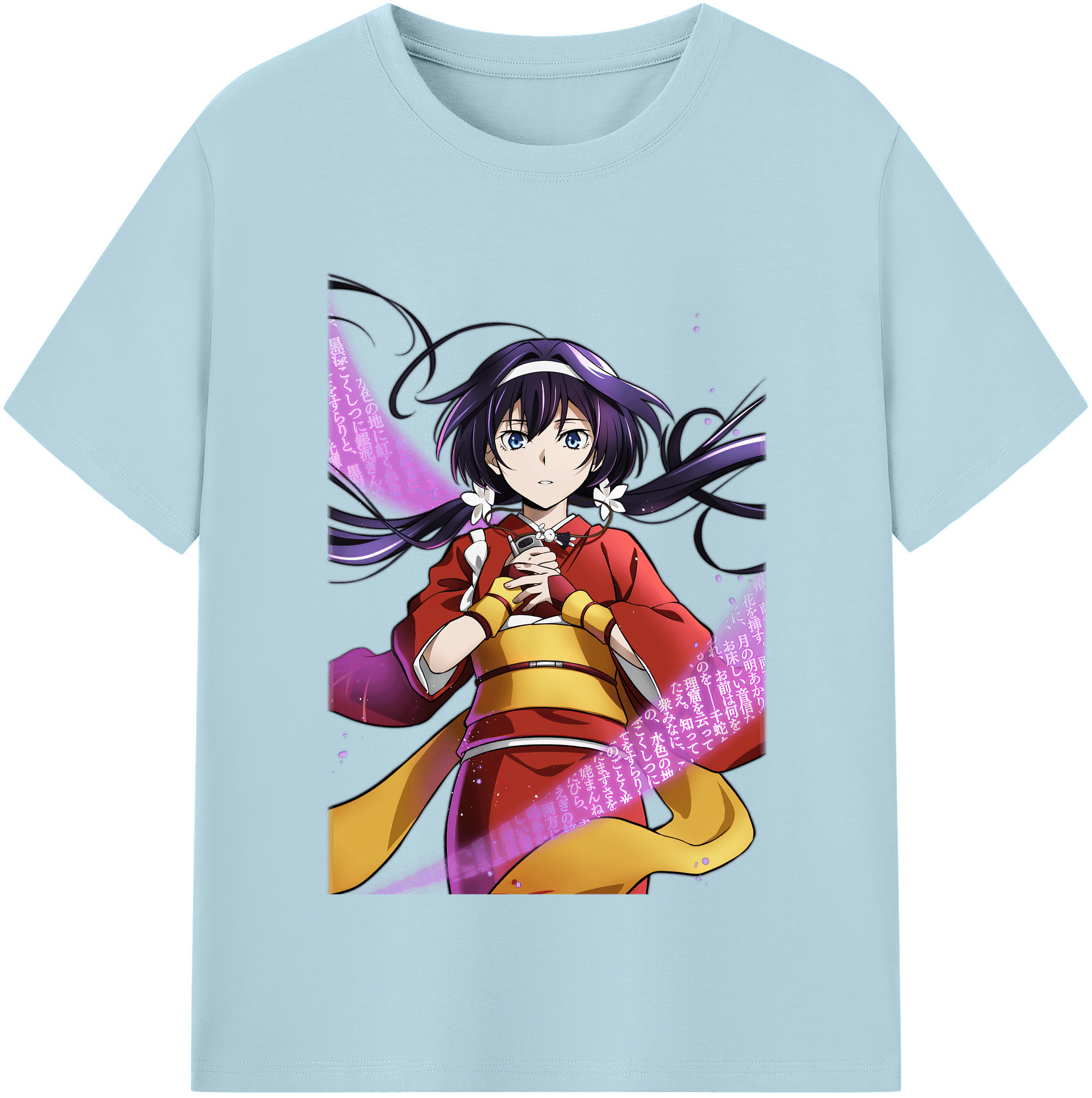 （画像用） 文豪ストレイドッグス Bungo Stray Dogs 綿100％半袖Tシャツ（フロントプリント）
